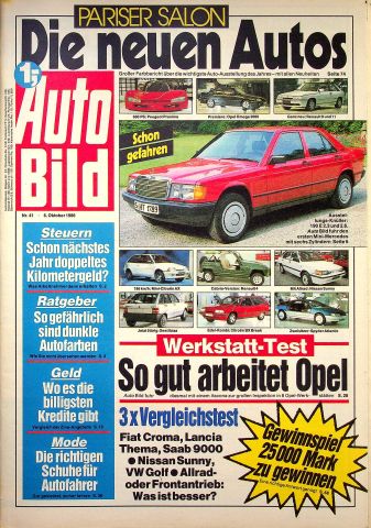 Deckblatt Auto Bild (41/1986)